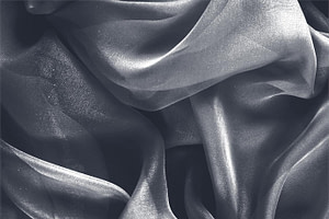 Gray Silk Chiffon Apparel Fabric UN000537