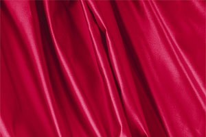 Tissu Couture Duchesse Rouge rubis en Soie