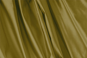 Oil Green Silk Duchesse fabric for dressmaking