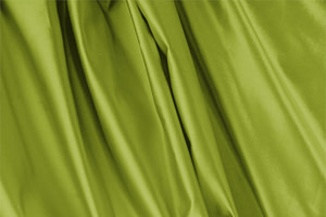 Tissu Couture Duchesse Vert mousse en Soie