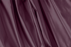 Tissu Couture Duchesse Violet aubergine en Soie UN000067