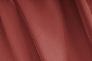 Brick Brown Silk Faille fabric for dressmaking