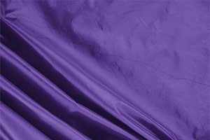 Tessuto Taffetà Viola Iris in Seta per abbigliamento