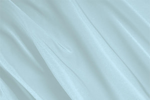 Tessuto Radzemire Blu Celeste in Seta per abbigliamento
