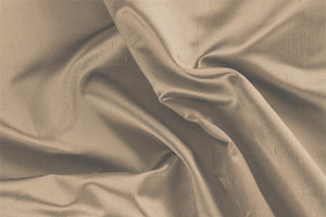 Tissu Satin Shantung Beige sable en Soie pour vêtements