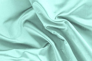 Water Blue Silk Shantung Satin fabric for dressmaking