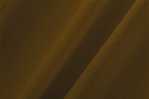 Cocoa Brown Cotton, Silk Double Shantung Apparel Fabric