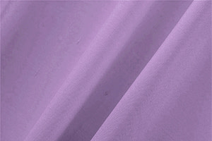 Lilac Purple Cotton, Silk Double Shantung Apparel Fabric