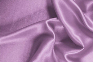Lilac Purple Silk Crêpe Satin Apparel Fabric