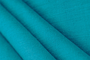 Turquoise Blue Linen Linen Canvas Apparel Fabric