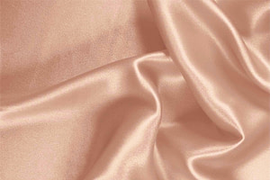 Powder Pink Silk Crêpe Satin Apparel Fabric