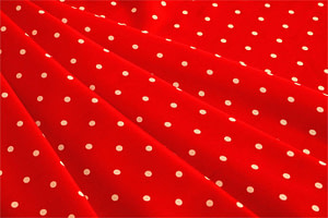 Polka dot Print Apparel Fabric ST000724