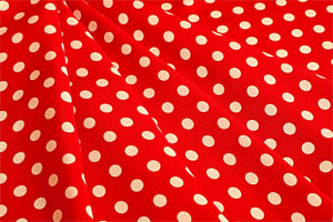 Polka dot Print Apparel Fabric ST000728