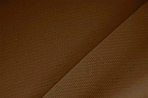 Tobacco Brown Polyester Crêpe Microfiber Apparel Fabric