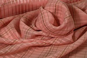 Pink Pekin 034642 Silk-blend Fabric