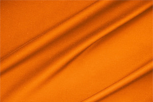 Tangerine Orange Cotton, Stretch Lightweight cotton sateen stretch App