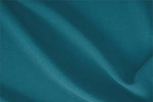 Peacock Blue Wool Wool Crêpe Apparel Fabric
