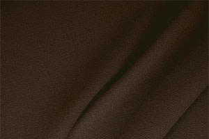 Dark Brown Wool Wool Double Crêpe Apparel Fabric