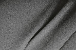 Smoke Gray Wool Wool Double Crêpe Apparel Fabric