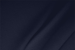 Night Blue Wool Wool Double Crêpe Apparel Fabric