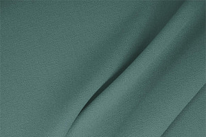Octanium Green Wool Wool Double Crêpe Apparel Fabric