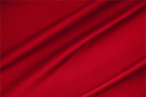Fire Red Cotton, Stretch Lightweight cotton sateen stretch Apparel Fab