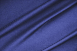 Sapphire blue lightweight stretch cotton sateen fabric | new tess