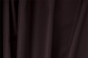 Dark Brown Cotton, Stretch Pique Stretch Apparel Fabric