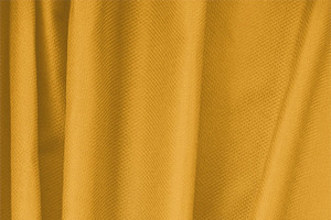 Sunflower Yellow Cotton, Stretch Pique Stretch Apparel Fabric