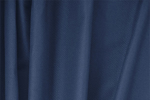 Avio Blue Cotton, Stretch Pique Stretch Apparel Fabric