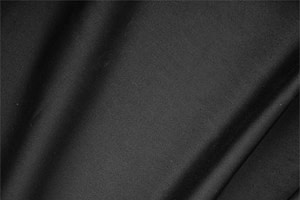 Black stretch cotton satin fabric for dressmaking