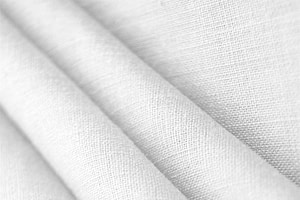 Optical White Linen Linen Canvas Apparel Fabric