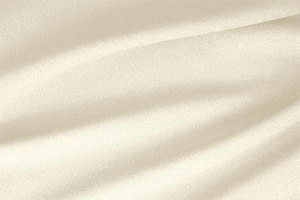 Ivory White Polyester, Stretch, Wool Wool Stretch Apparel Fabric
