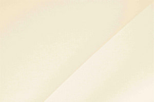 Creamy White Polyester Crêpe Microfiber Apparel Fabric