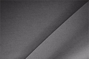 Anthracite Gray Polyester Crêpe Microfiber Apparel Fabric