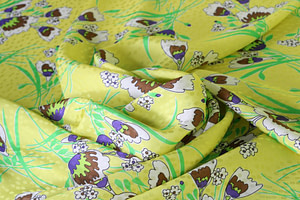 Flowers Print Apparel Fabric ST000233
