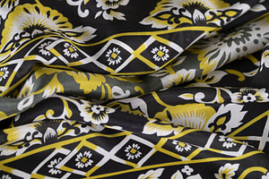 Flowers Print Apparel Fabric ST000300