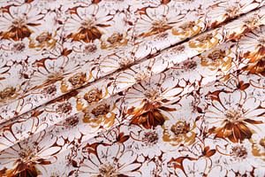 Flowers Print Apparel Fabric ST000659