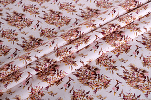 Flowers Print Apparel Fabric ST000668