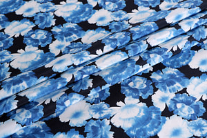 Flowers Print Apparel Fabric ST000675