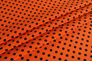 Polka dot Print Apparel Fabric ST000728