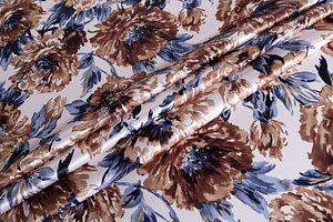 Flowers Print Apparel Fabric ST000765