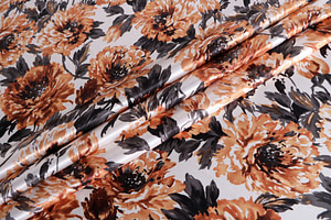 Flowers Print Apparel Fabric ST000765