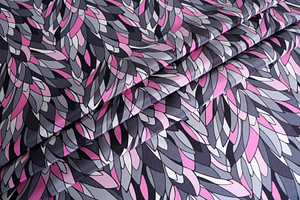 Abstract Print Apparel Fabric ST000806