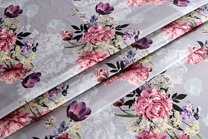 Flowers Print Apparel Fabric ST000811
