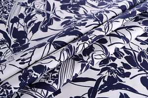 Flowers Print Apparel Fabric ST000824