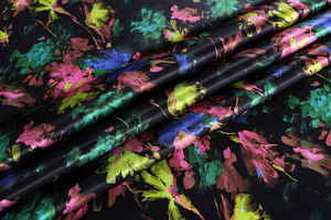 Flowers Print Apparel Fabric ST000831