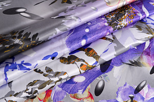 Abstract Print Apparel Fabric ST000910