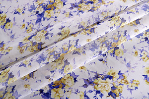 Flowers Print Apparel Fabric ST000939