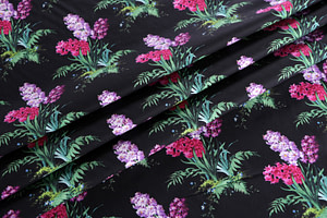 Illustrated Print Apparel Fabric ST000943